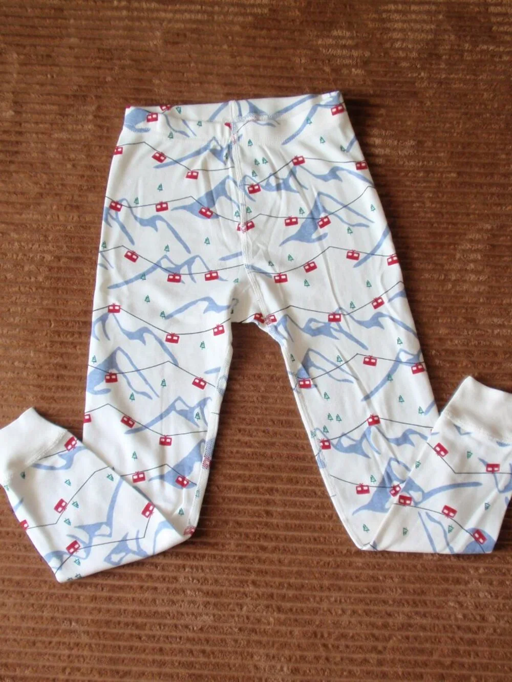 NWT Hanna Andersson Ski Slopes Holiday Winter Long Sleeve Pajamas Sz 110 5 6